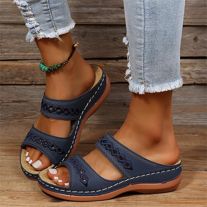 Dames Comfortabele Sandalen | Dubbele Bandjes