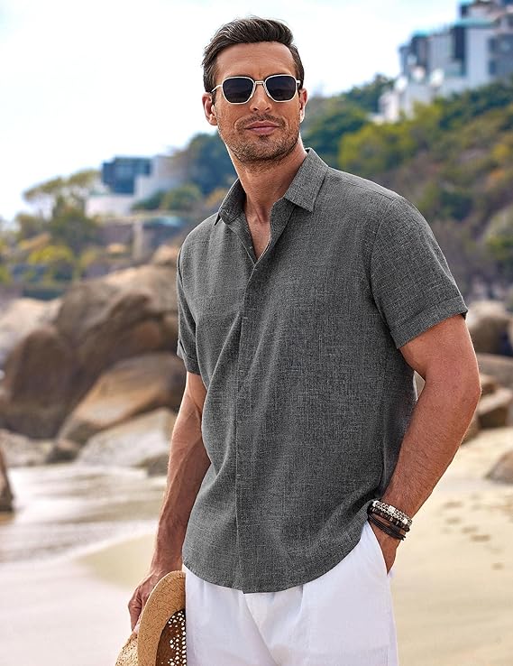 Heren Kort Hemd | Casual Zomerstijl
