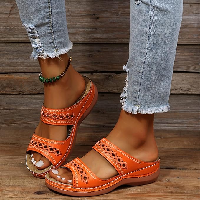 Dames Comfortabele Sandalen | Dubbele Bandjes