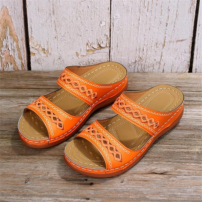 Dames Comfortabele Sandalen | Dubbele Bandjes