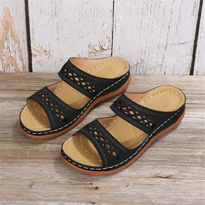 Dames Comfortabele Sandalen | Dubbele Bandjes