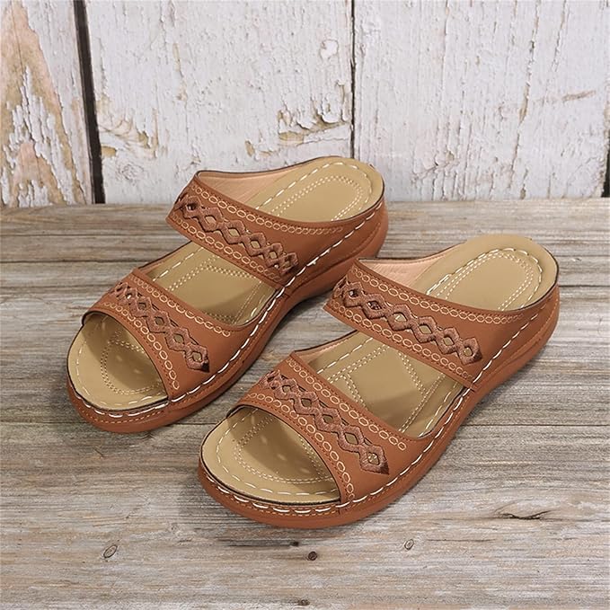 Dames Comfortabele Sandalen | Dubbele Bandjes