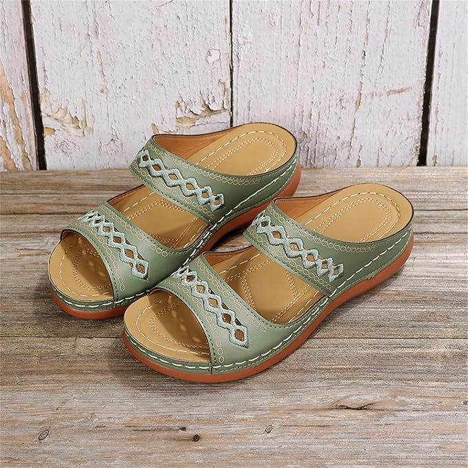 Dames Comfortabele Sandalen | Dubbele Bandjes