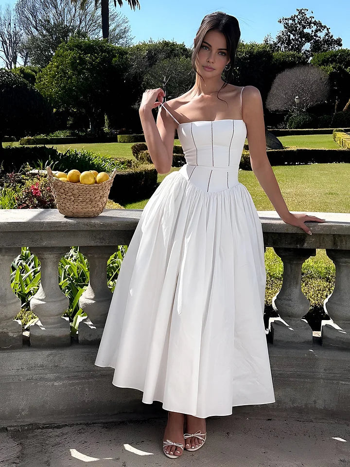 Dames Elegante zomerjurk met A-lijn | Maxi