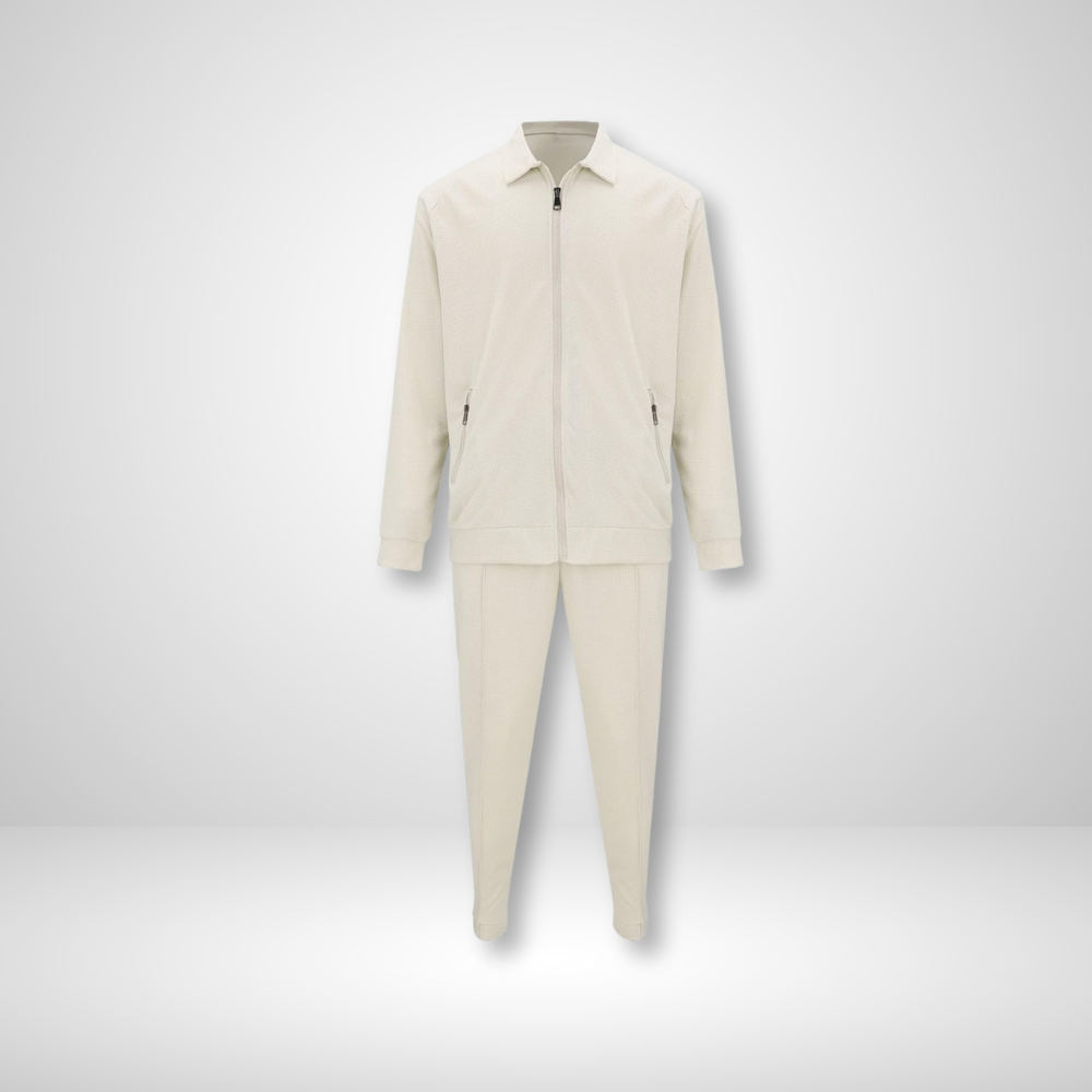 Heren comfortabele linnen tweedelige set | Lichtgewicht, ademend