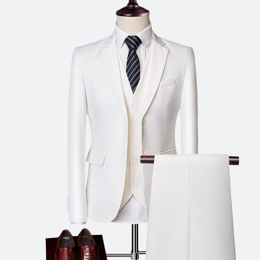 Heren Elegant Driedelig Pak | Gilet, Slim Fit
