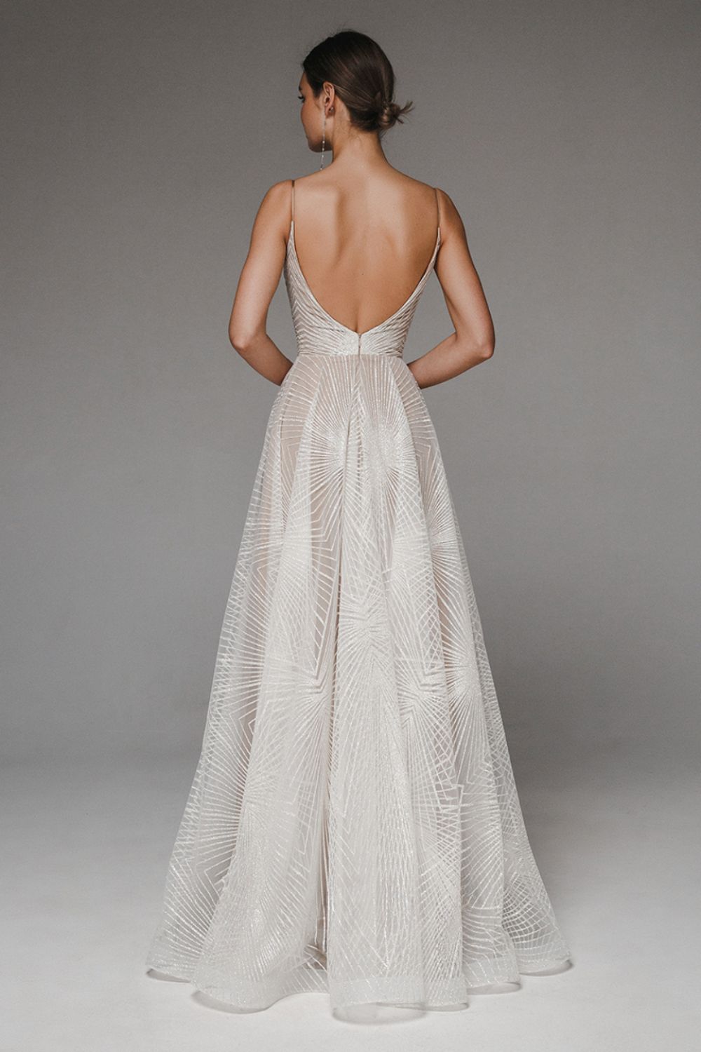 Dames Witte Glitzer Avondjurk | Maxi