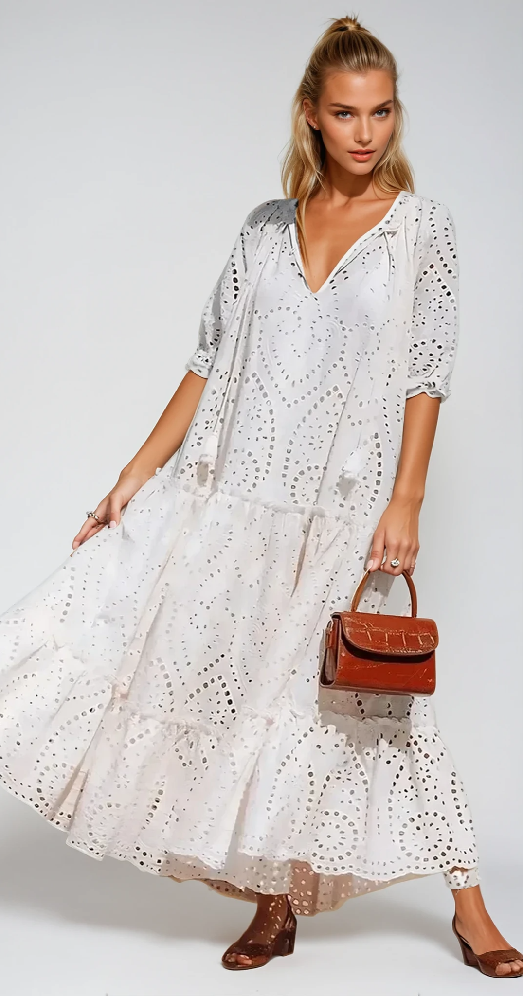 Isabella | Abito lungo estivo elegante da donna | Maxi