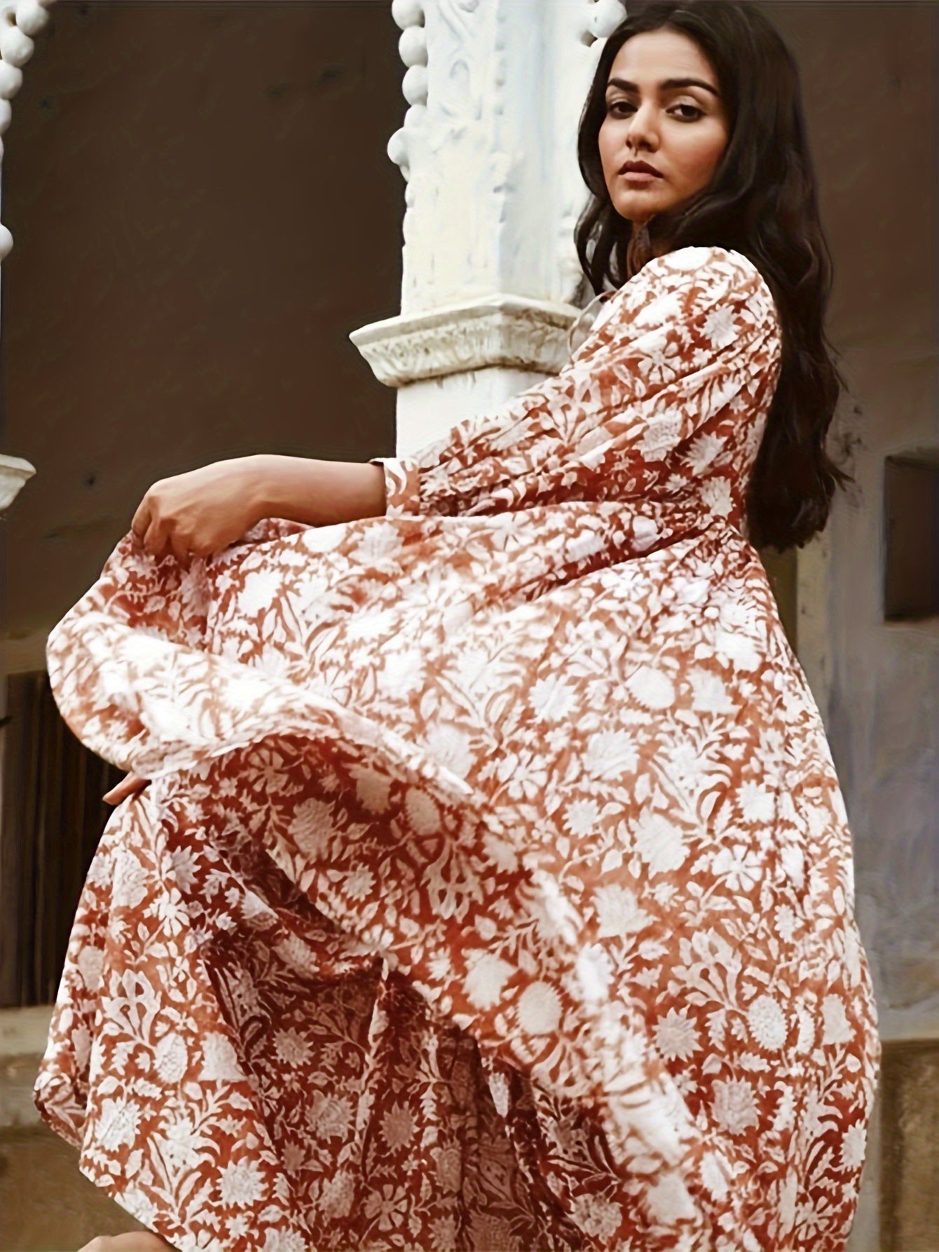 Dames Zomer Jurk | Maxi, Bloemenprint