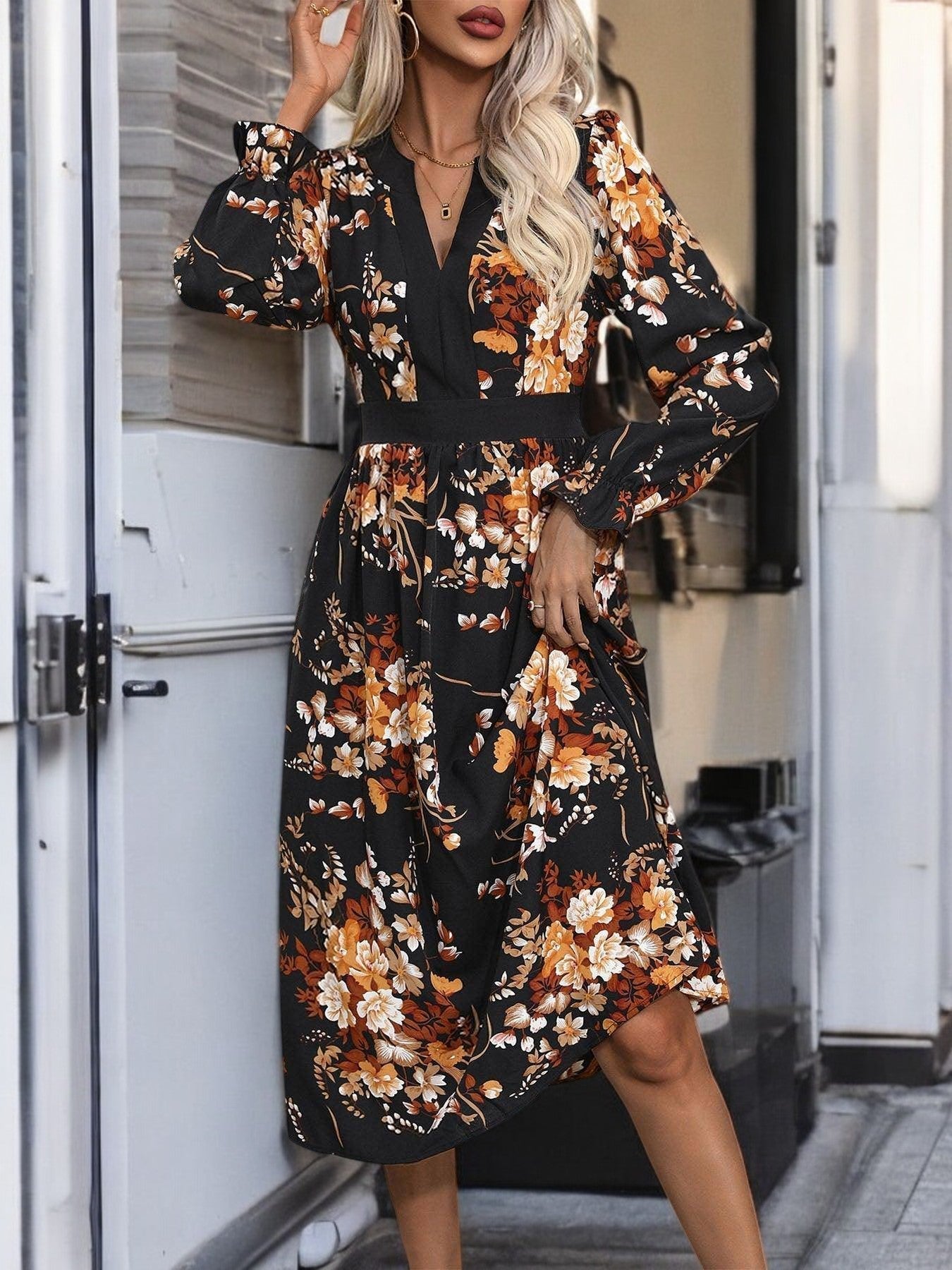Sophie | Abito estivo vintage elegante da donna | Midi