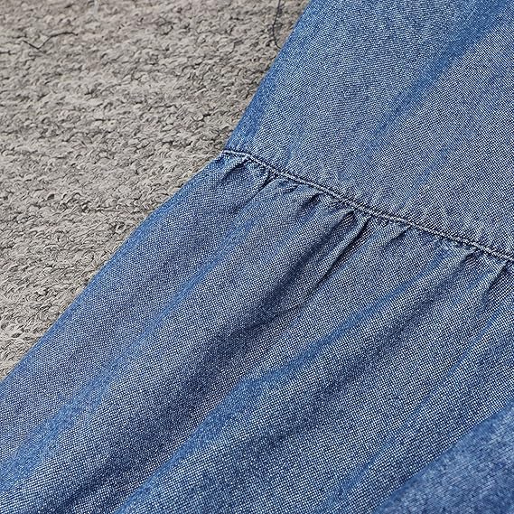 Emma | Abito estivo in denim per donne | Maxi