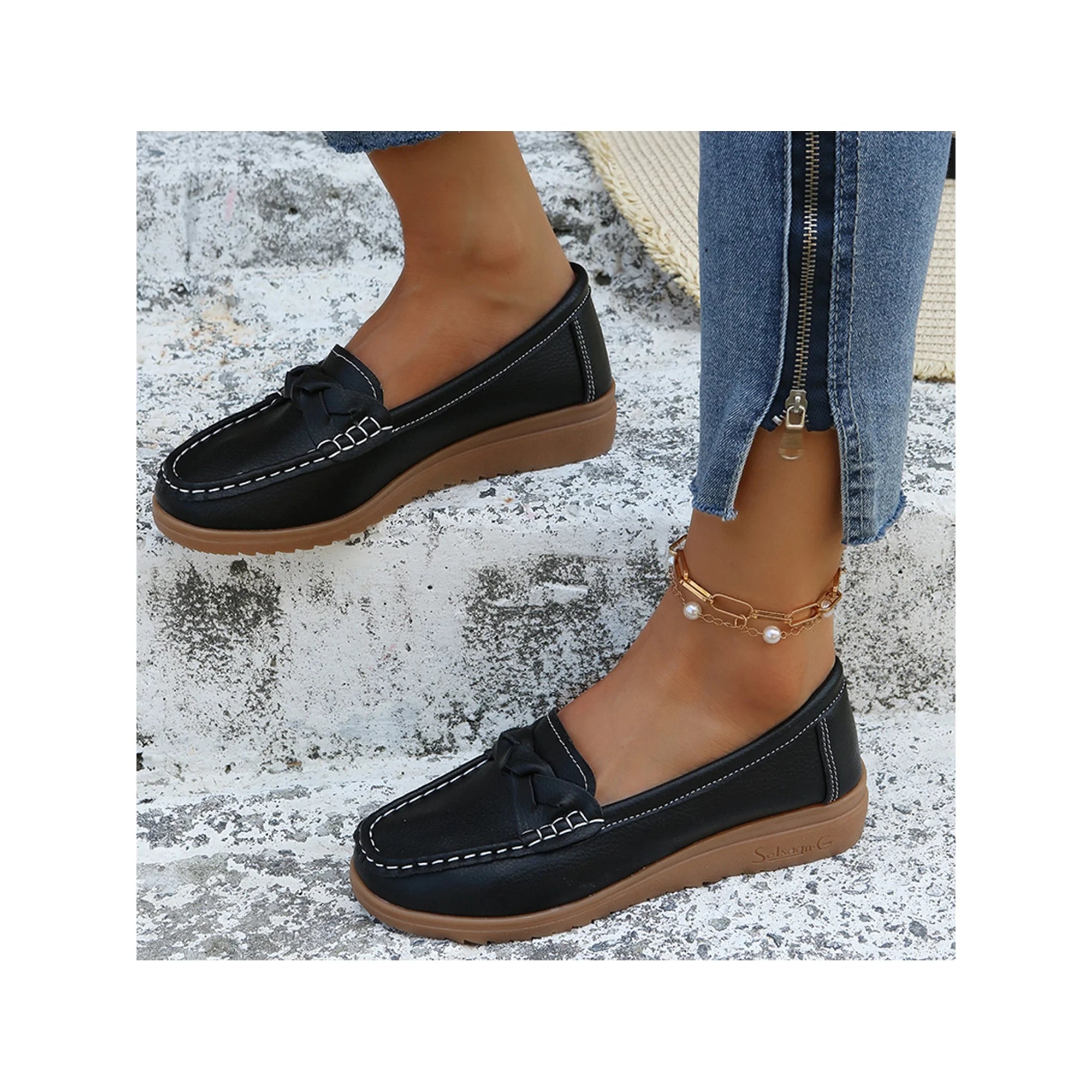 Dames Zomerse Comfort Loafers | Instap, Ademend