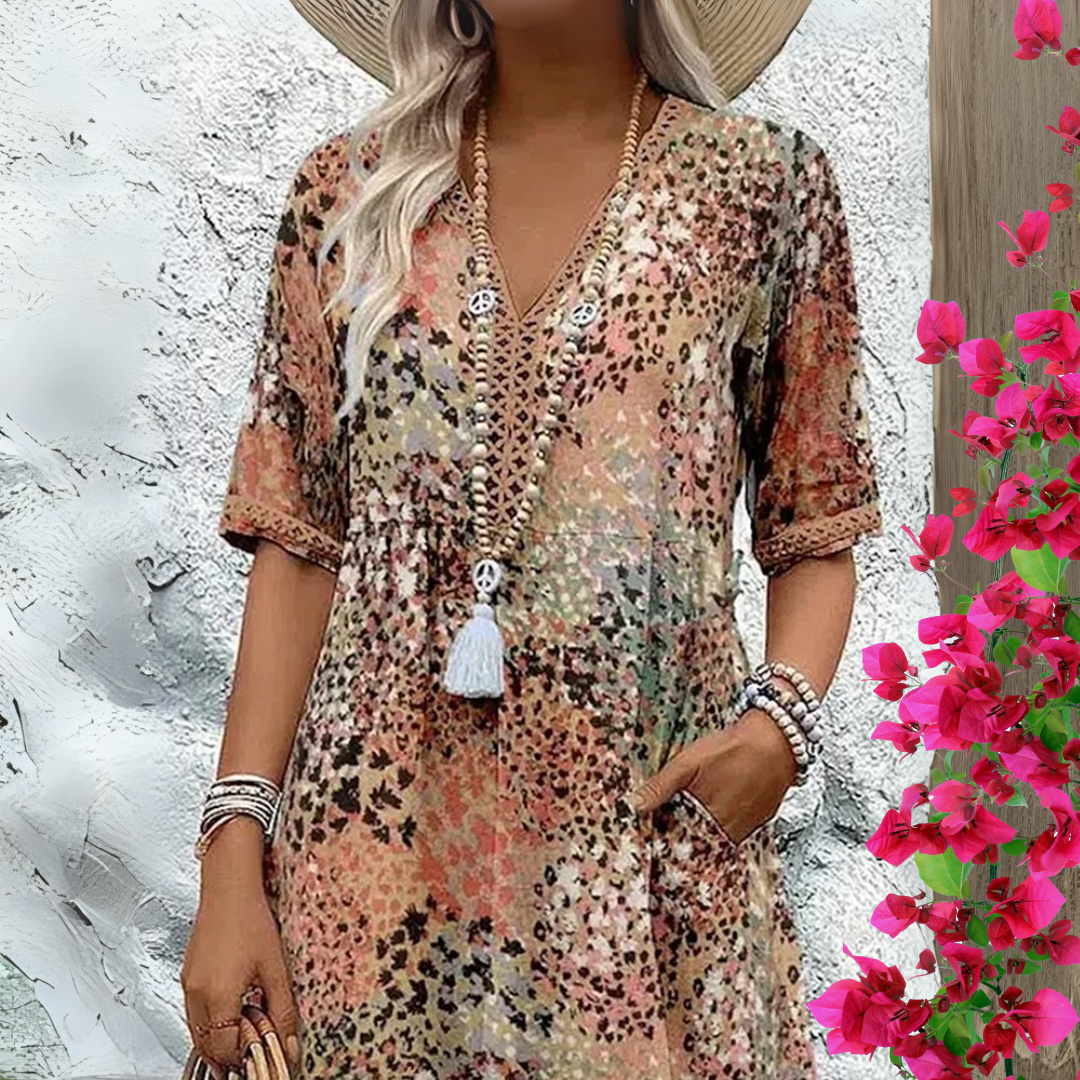 Dames Zomer Jurk | Midi, Luchtig