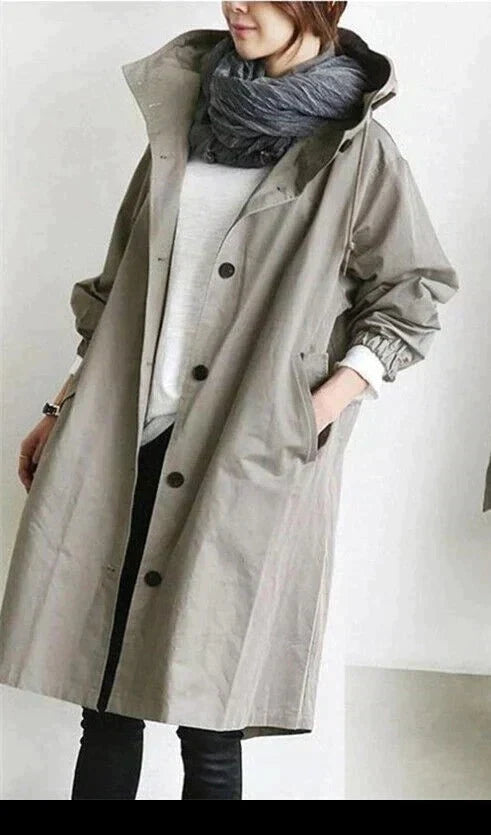 Dames Herfst Parka | Lang, Met Capuchon