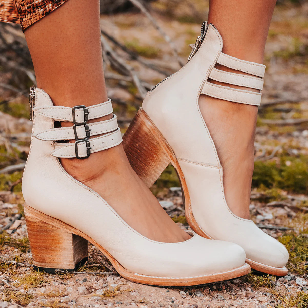Dames Zomer Hakschoenen | Hoog, Riemsluiting