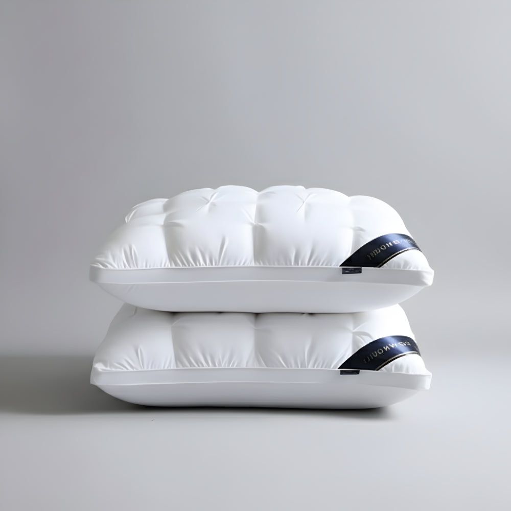 Ganzendonzen Kussen Ademend voor Nekondersteuning en Comfort