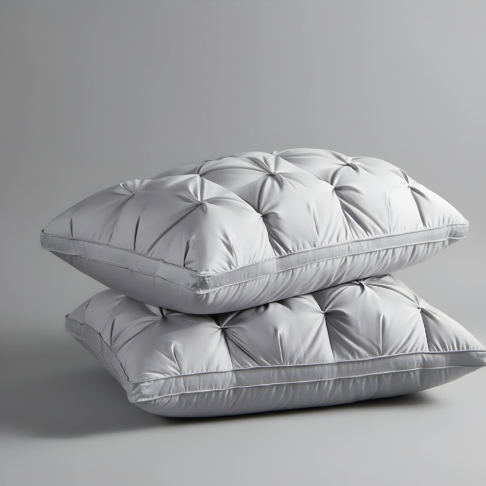 Ganzendonzen Kussen Ademend voor Nekondersteuning en Comfort