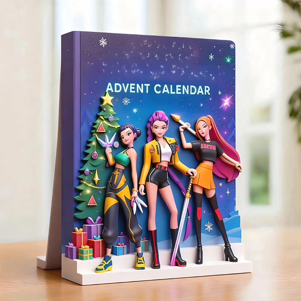 Adventskalender K-Pop Anime 24-Dagen Verrassingen Mini Figuren 0
