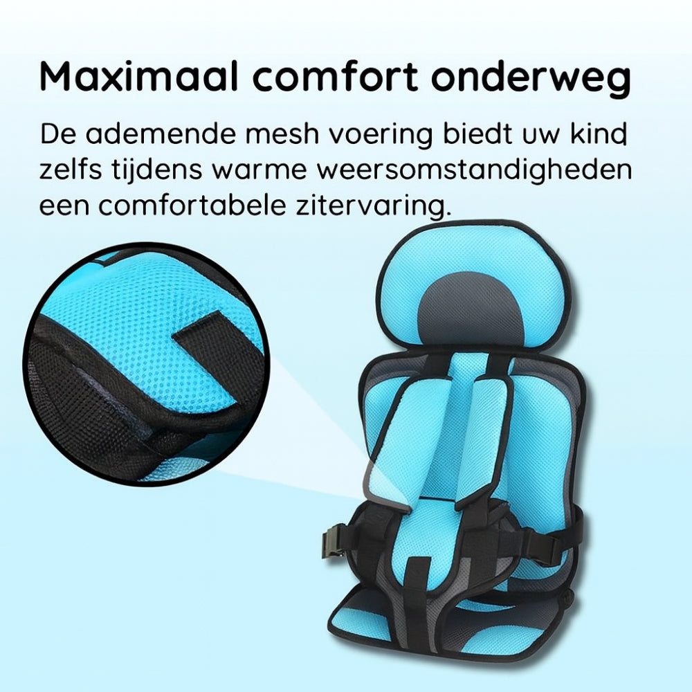 Autostoel Verhoger Kind Veiligheidsharnas Opvouwbaar Reismodel