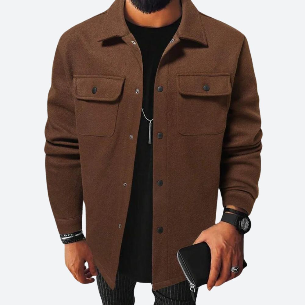 Heren Pullover Hemd | Langarm