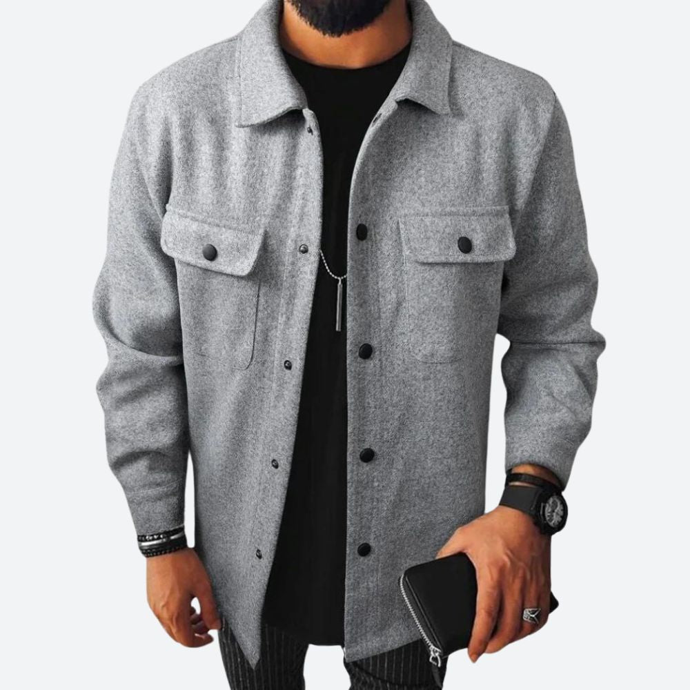 Heren Pullover Hemd | Langarm