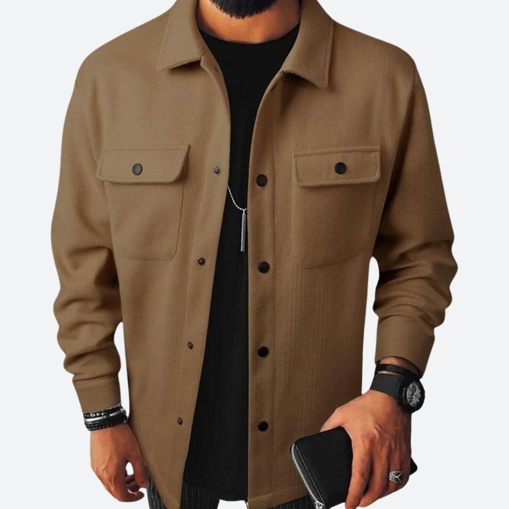 Heren Pullover Hemd | Langarm