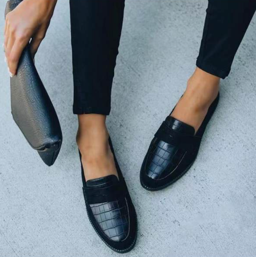 Dames Bequeme Loafers | Zwart