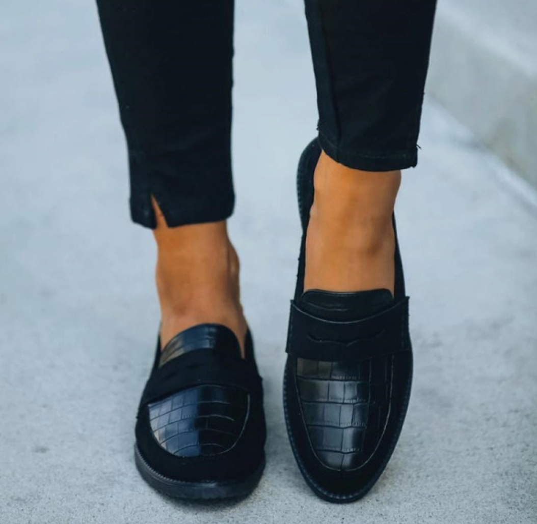 Dames Bequeme Loafers | Zwart