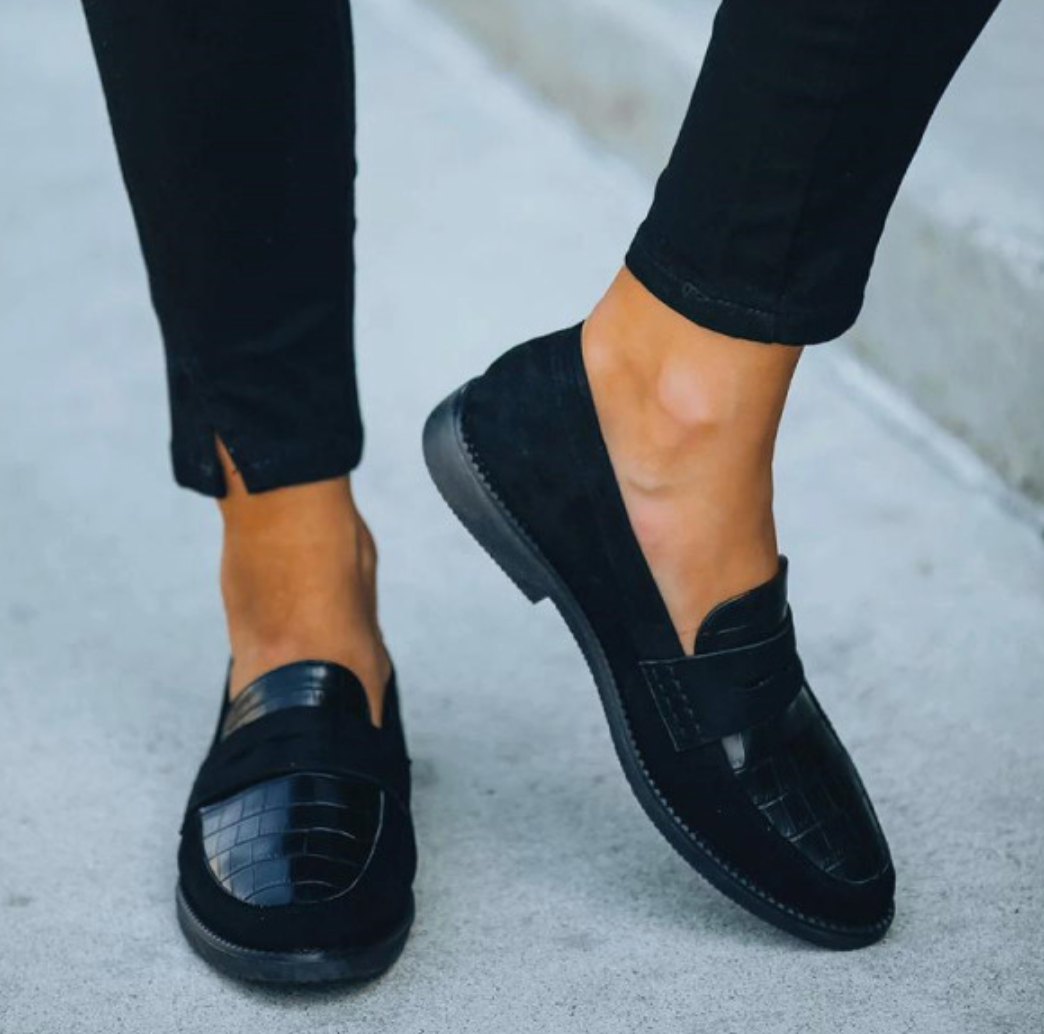 Dames Bequeme Loafers | Zwart