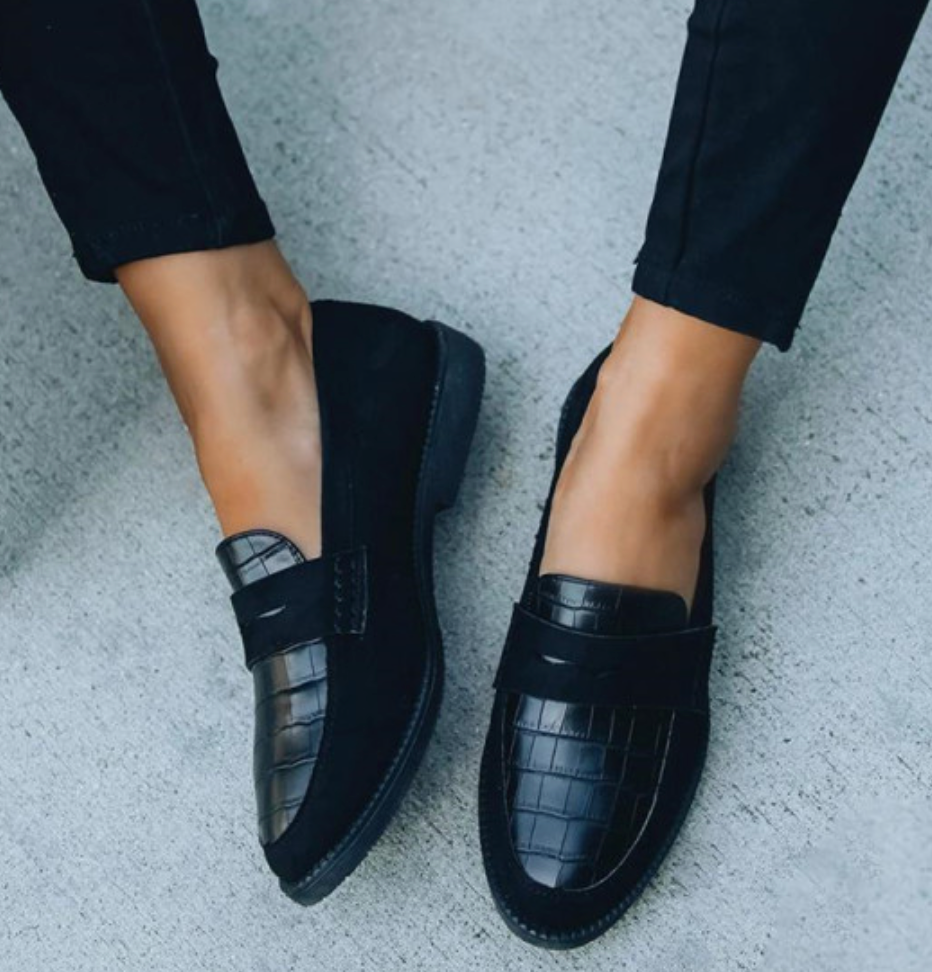 Dames Bequeme Loafers | Zwart