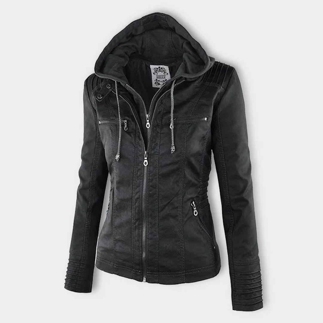 Dames Winter Jack | Kort, Imitatieleer