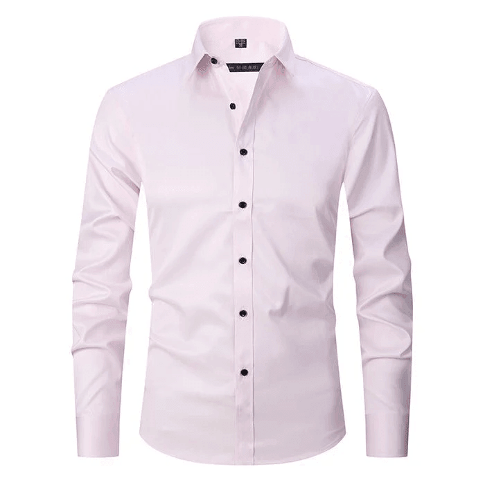 Heren Langarm Overhemd | Slim Fit, Knopen