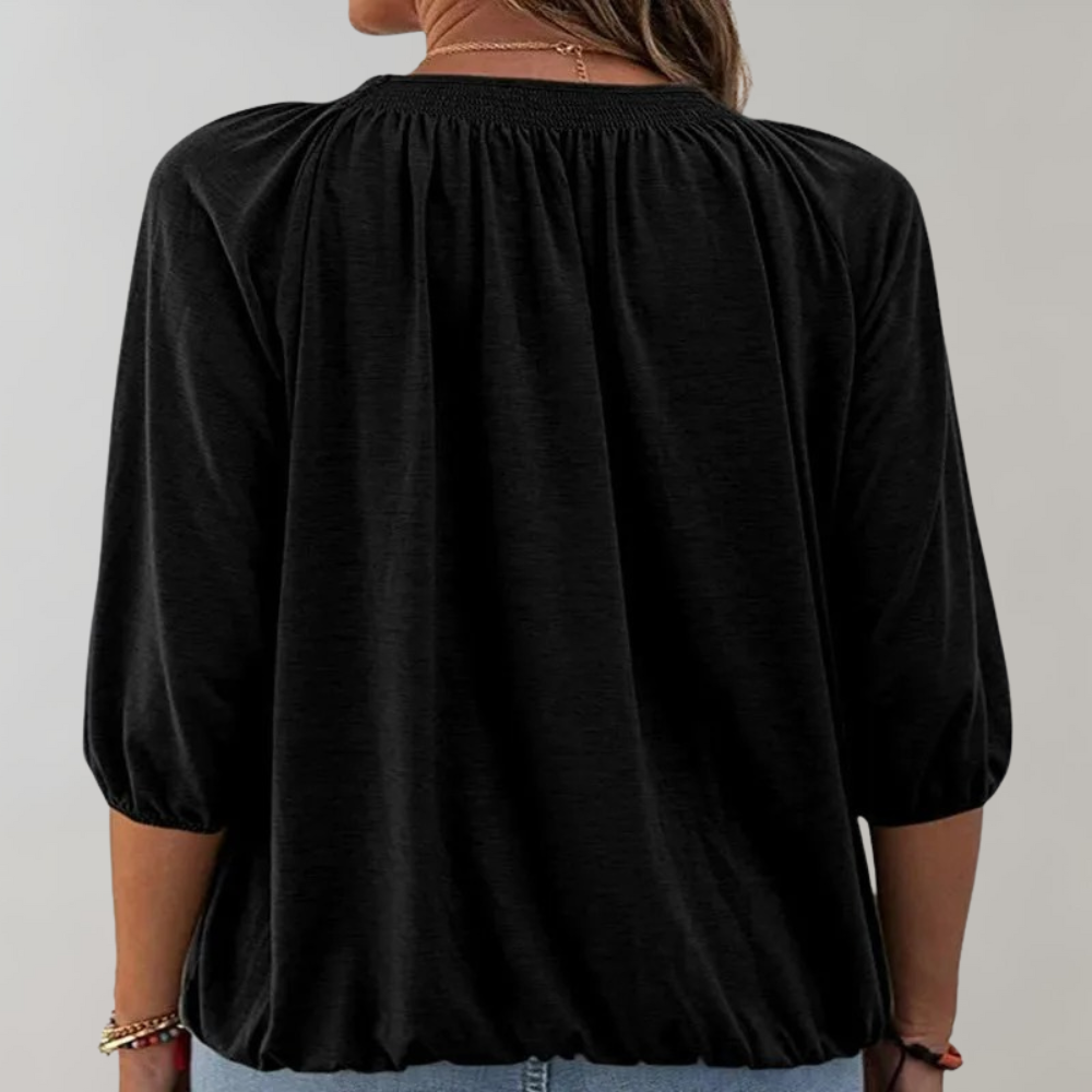 Dames Zomer Top | Langarm, Losvallend