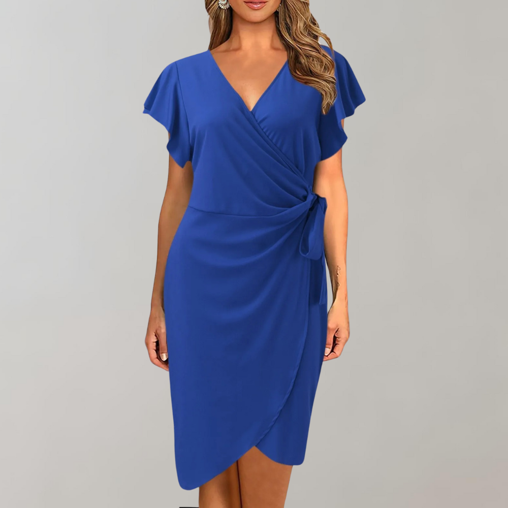 Dames Zomer Jurk | Kort, Wikkeldesign