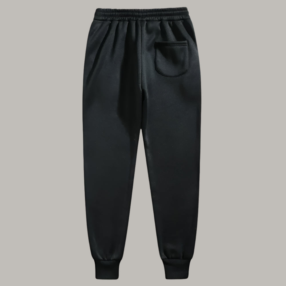 Heren comfortabele joggingbroek katoenmix | Elastische taille trekkoord