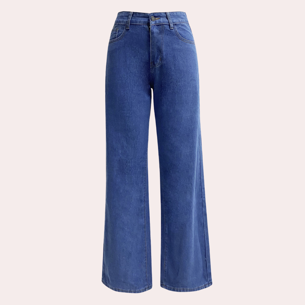 Dames Zomer Jeans | Hoog, Wijduitlopend