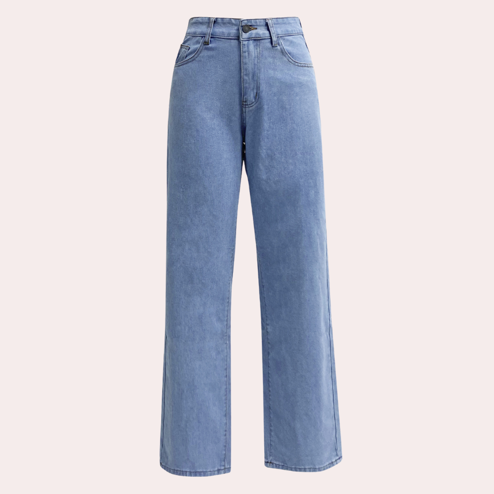 Dames Zomer Jeans | Hoog, Wijduitlopend