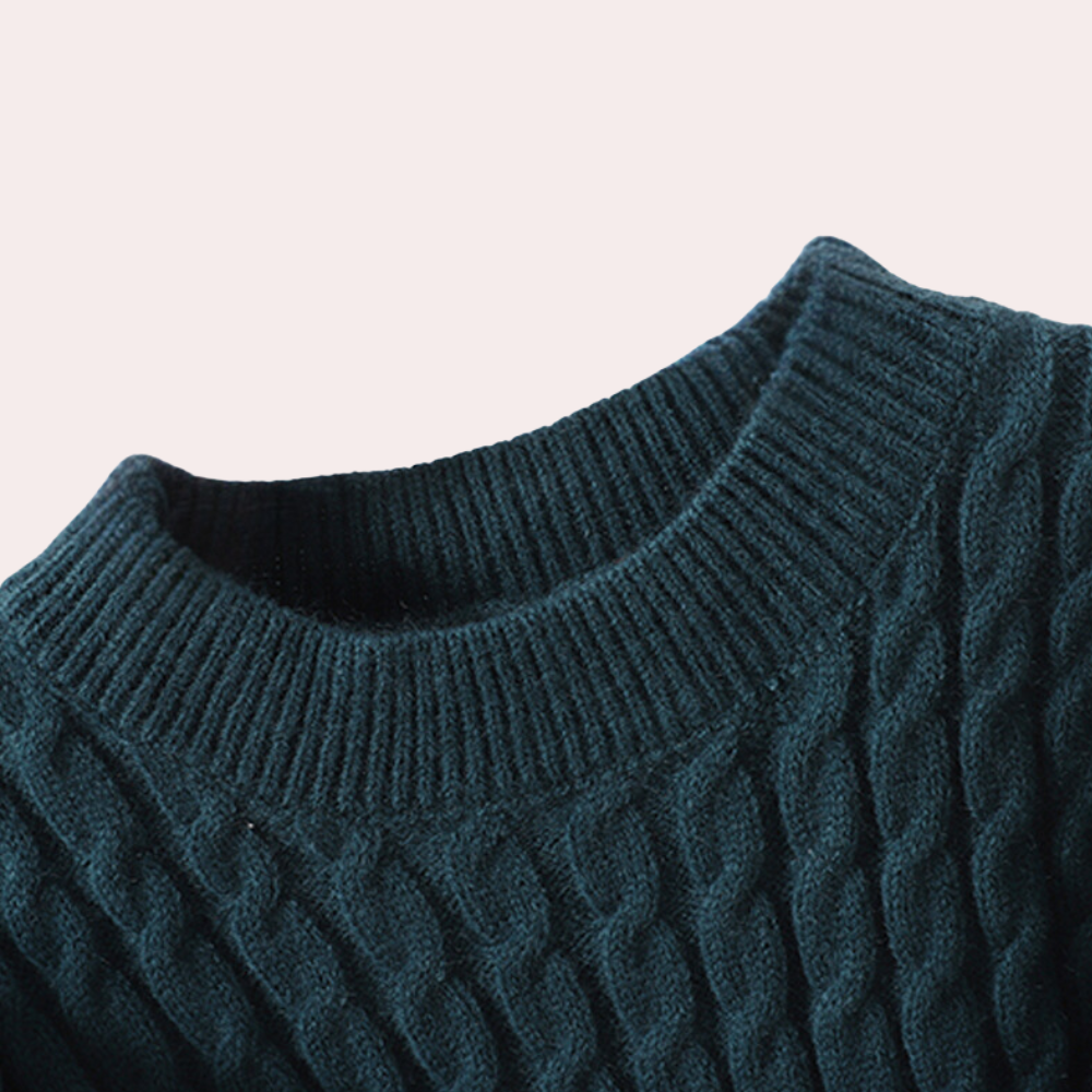 Dames Herfst Jurk | Gebreid, Vintage