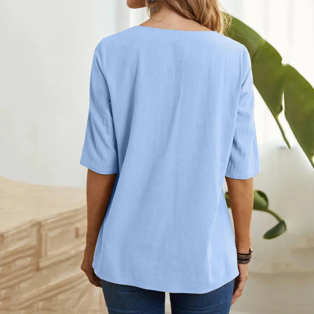 Dames Zomer Tuniek | Halflang, Asymmetrisch