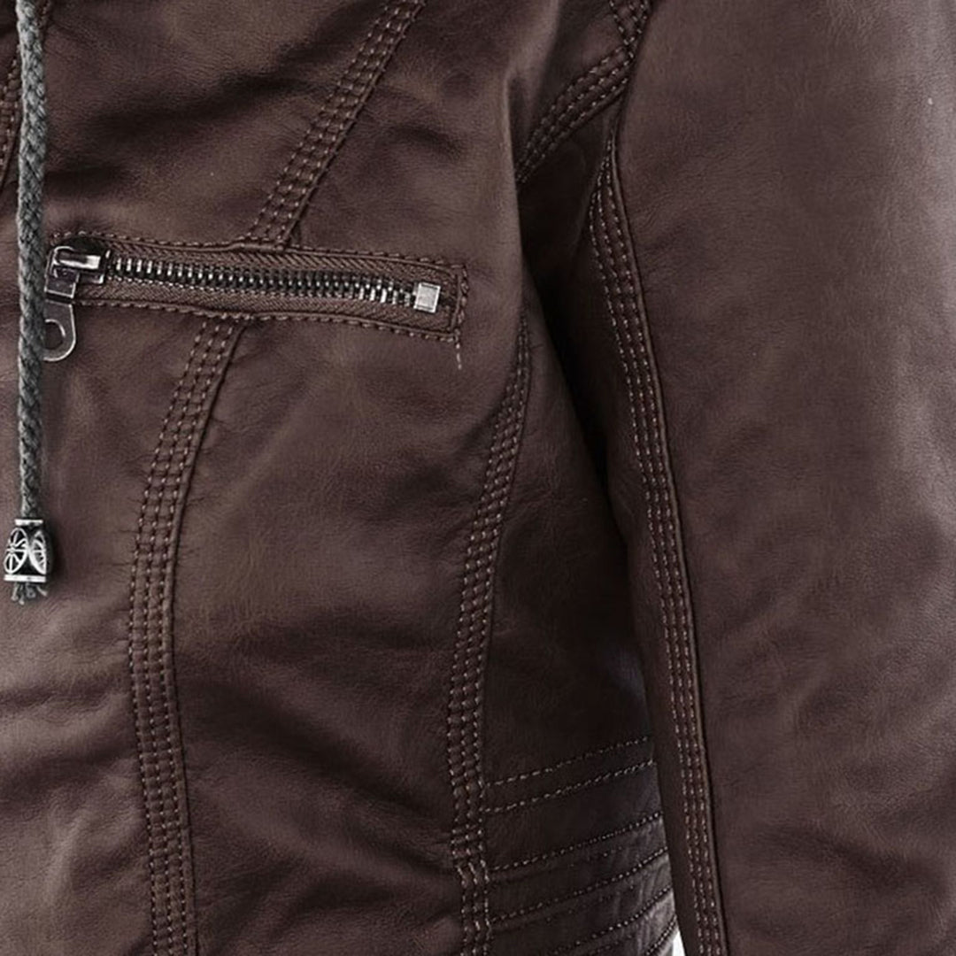 Dames Winter Jack | Kort, Imitatieleer