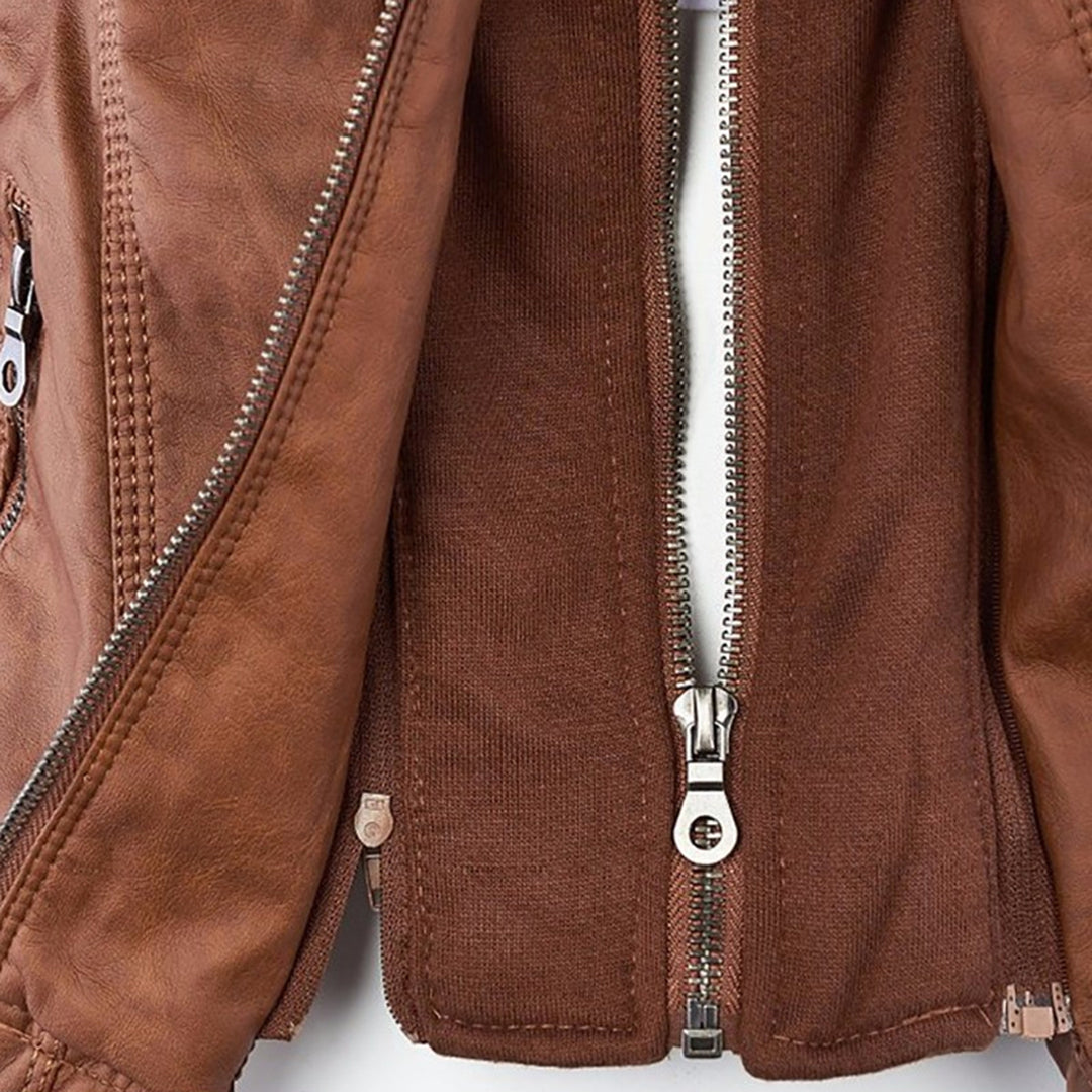 Dames Winter Jack | Kort, Imitatieleer