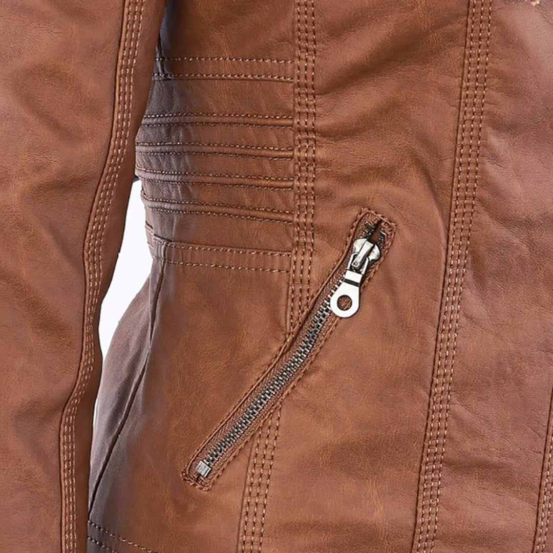 Dames Winter Jack | Kort, Imitatieleer