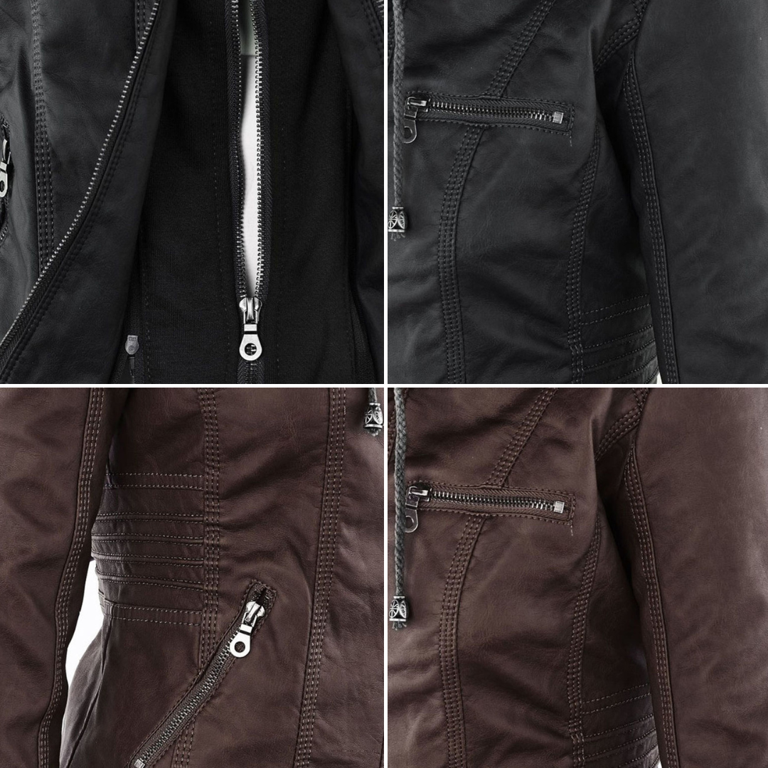 Dames Winter Jack | Kort, Imitatieleer