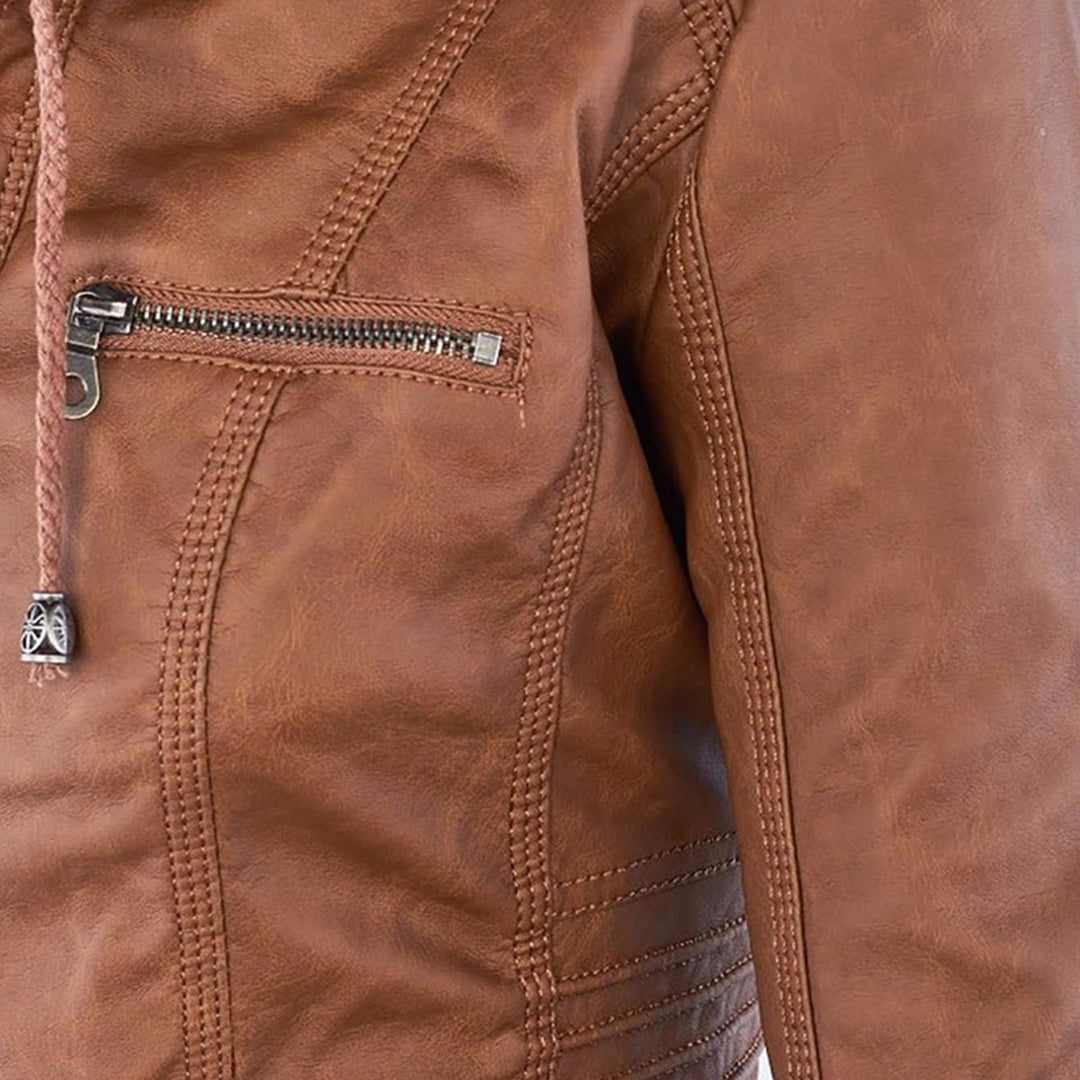 Dames Winter Jack | Kort, Imitatieleer