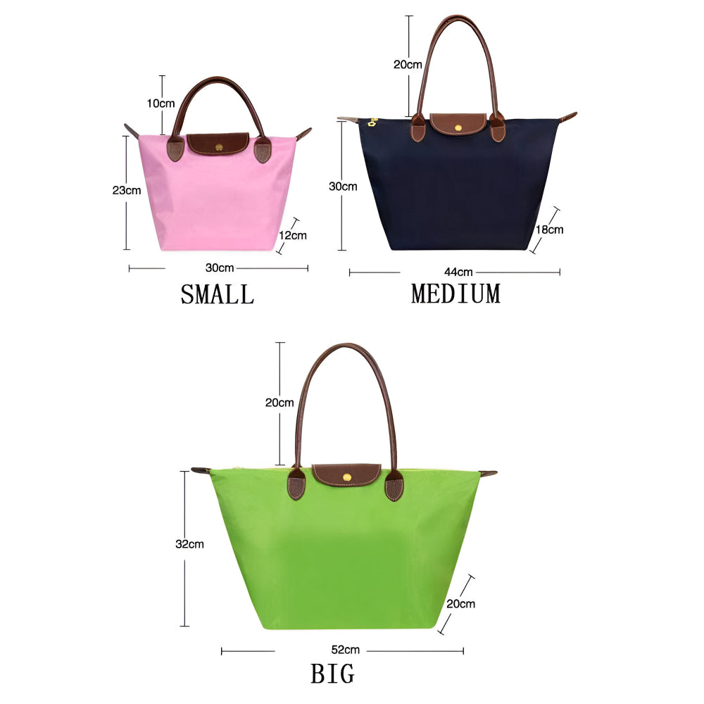 Dames Nylon Shopper Tas – Opvouwbaar Lichtgewicht