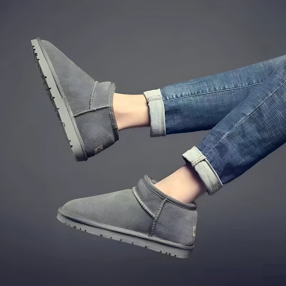 Dames Warme Gevoerde Winterlaarzen – Suède Enkellaarzen