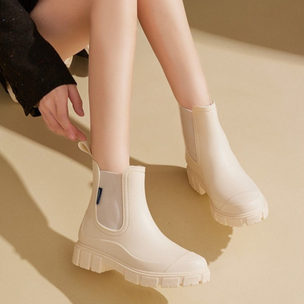 Dames Platform Chelsea Enkellaarzen - Chunky Instap