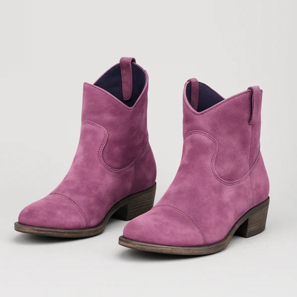 Dames Western Enkellaarzen - Slouchy Spitse Teen