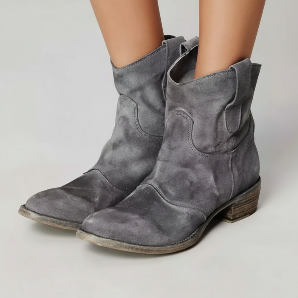 Dames Western Enkellaarzen - Slouchy Spitse Teen