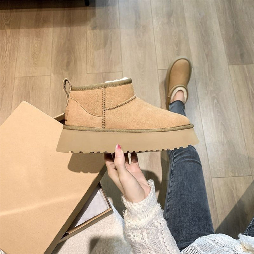 Dames Winter Gevoerde Sneeuwlaarzen - Instap Comfortabel